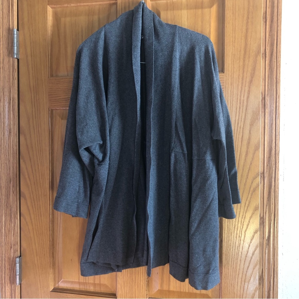 Cozy Structured Gray Cardigan